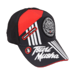 ワッペンキャップ ブラック／レッド | 釣武者